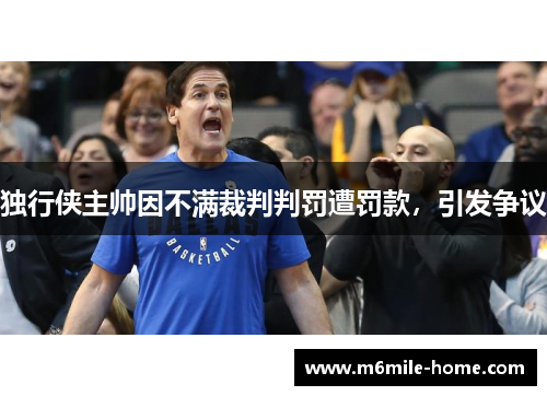 独行侠主帅因不满裁判判罚遭罚款，引发争议